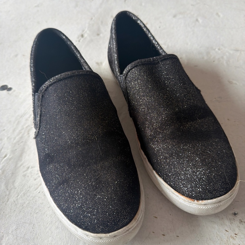 Brash Black Slip-On Women’s Trendy Statement Casual Slip on size 8.5 Sneakers